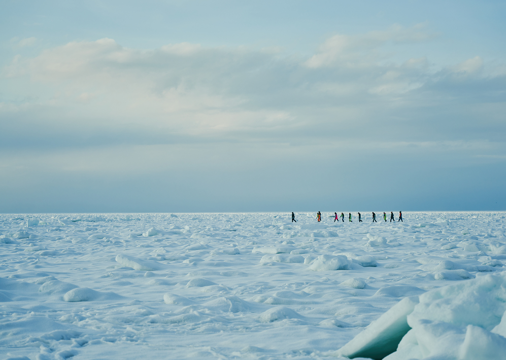 世界でも稀な流氷歩き 地の果て知床の大自然を感じる旅 3日間